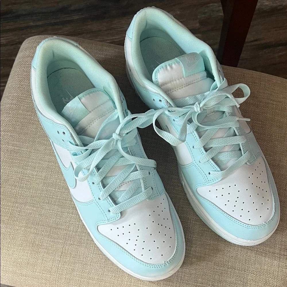 Nike Light Blue and White Dunks - Picture 3 of 7